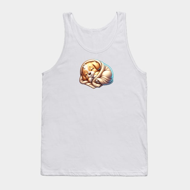 Squishy Sleeping Puppy 🐶 Sweet Dreams Tank Top by Pink & Pretty